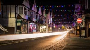 Christmas Lights In Lyndhurst
