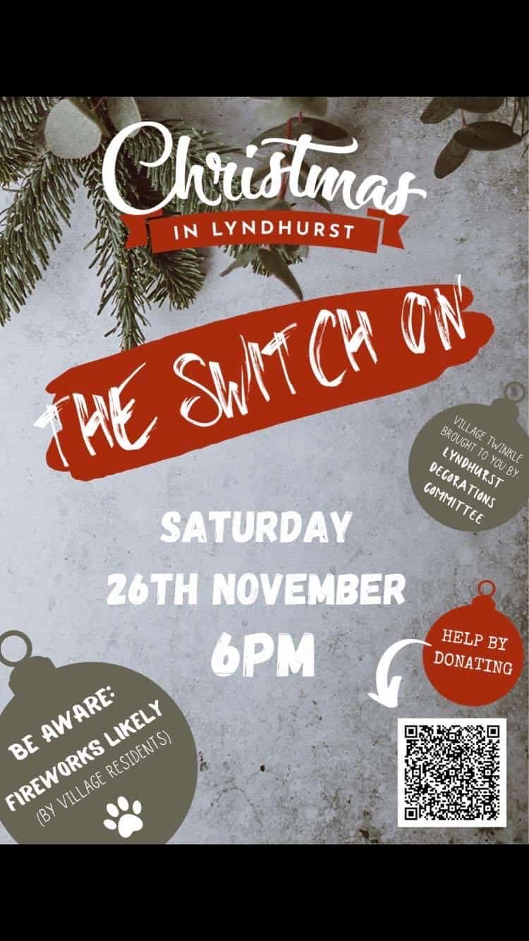 Christmas Light Switch on Lyndhurst