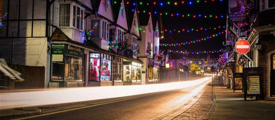 Christmas Lights In Lyndhurst